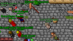 Silver Pegasos on screen