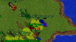 Sea Sorcerer on screen