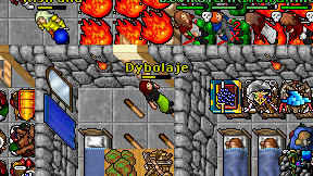 Dybolaje on screen