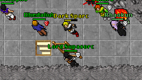 Dark Sparc on screen