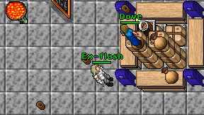 Ex-flash on screen