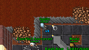 Spillz on screen