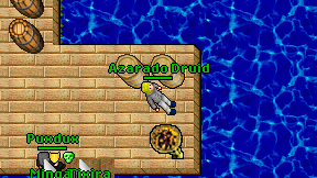 Azarado Druid on screen