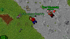 Strohut Ruffy on screen