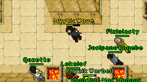Mystic Wave on screen
