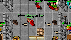 Ginny Encrypter on screen