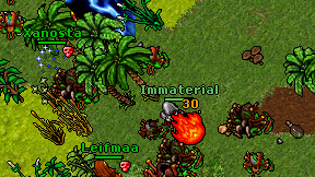 Immaterial on screen