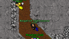 Angel of lightnness on screen