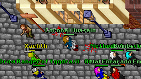 Coronel Hussein on screen