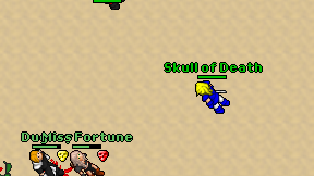 Skull of Death on screen