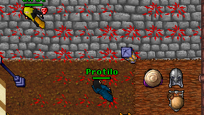 Protilo on screen