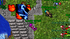 Lady druli on screen