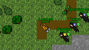Lanced on screen