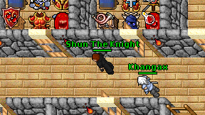 Shun The Knight on screen