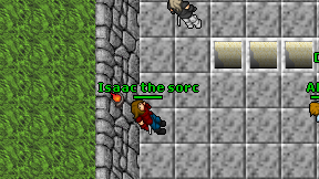 Isaac the sorc on screen