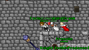 Cyclops knight on screen