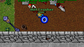 Hilt Crusher on screen