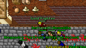 Gold'Fighter on screen