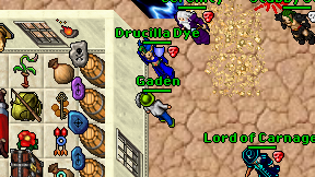 Gaden on screen