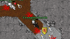 Creepinn Death on screen