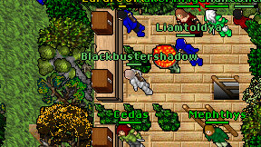 Blackbustershadow on screen