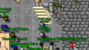 Fakedi on screen