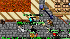 Creth Cruize on screen