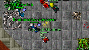 Mystick'Shadow on screen