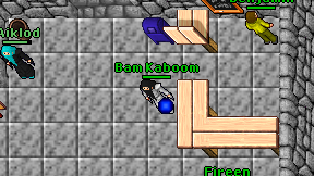 Bam Kaboom on screen