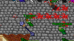 Teador on screen