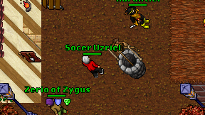 Socer Uzriel on screen