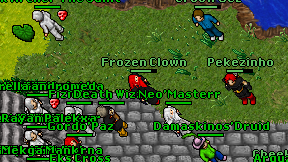 Frozen Clown on screen