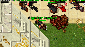 Fighter Maciek on screen