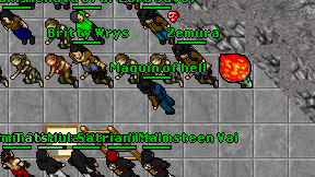 Maguin of hell on screen
