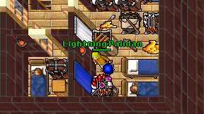 Lightning Palidan on screen