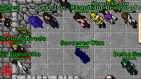 Sorcerer Wizz on screen
