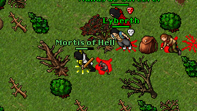 Mortis of Hell on screen