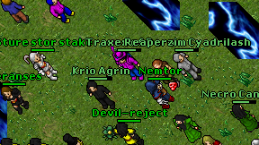 Devil-reject on screen