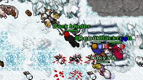 Dark blader on screen