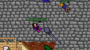 Aqualisha on screen