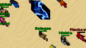 Swingen on screen