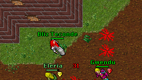 Bliz Teconde on screen
