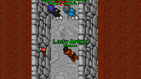 Lady Aricia on screen