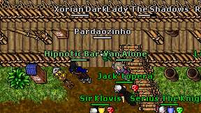 Xorian Dark on screen