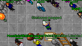 Gleisson maggot on screen