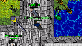 Shadowbomber on screen