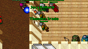 Thunder Irado on screen