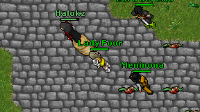 Lady Foor on screen