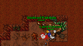 Undead Pakman on screen