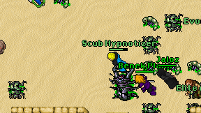 Scub Hypnotizer on screen